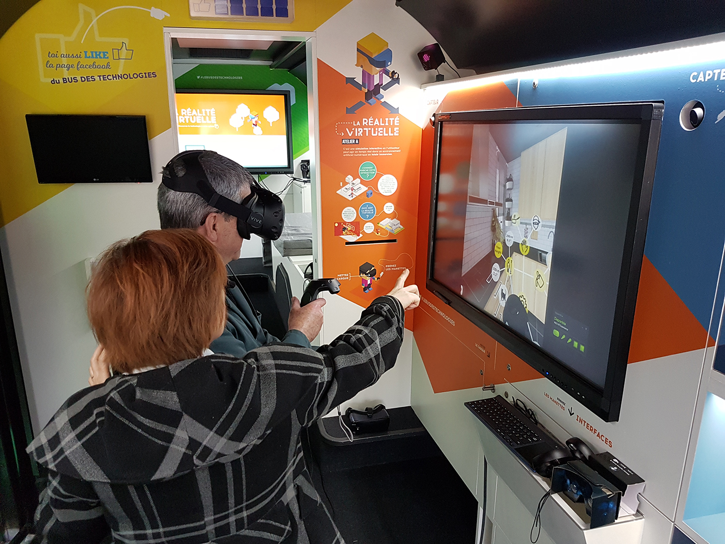 La réalité virtuelle dans le bus des technologies
