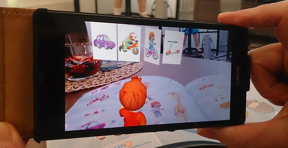 Livre en réalité augmentée